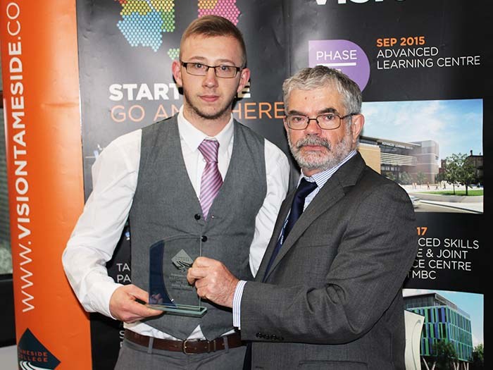 Food and Hospitality student, Jordan Philburn won the Principal’s Award for Outstanding Learner 
